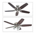 Ventilador de techo Hunter Builder Plus 52"