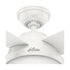 VENTILADOR DE TECHO HUNTER DANTE BLANCO 44"