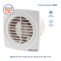 Extractor De Aire Modelo 100 Dk
