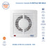 EXTRACTOR DE AIRE MODELO E-STYLE 100 SELV