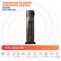 TERMOVENTILADOR CERÁMICO DIGITAL 2000W HTC-2022 RC