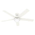 VENTILADOR TECHO HUNTER ZEAL BLANCO