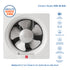EXTRACTOR KDK 30AUA 12 CUADRADO CELOSIA