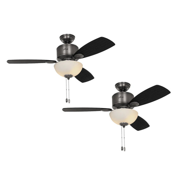 PACK X2 VENTILADOR DE TECHO HUNTER KOHALA BAY 48