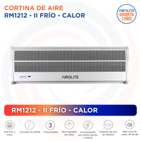 CORTINA DE AIRE AIROLITE RM1212 - II FRÍO-CALOR