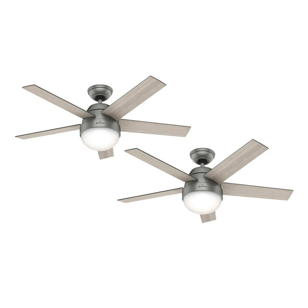 PACK X2 VENTILADOR DE TECHO HUNTER STILE 46