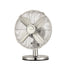 Ventilador de sobremesa Airolite V12SM Metal con diseño retro en plata y aspas metálicas de alto rendimiento