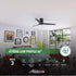 VENTILADOR DE TECHO HUNTER ATHENS LOW PROFILE 52"